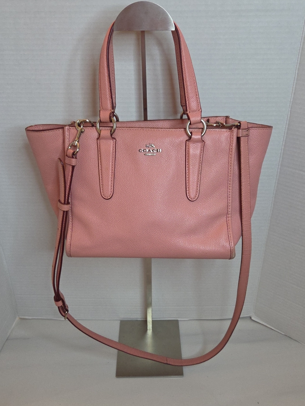 Coach Crosby Carryall Satchel In Blush Pink -Style 33996